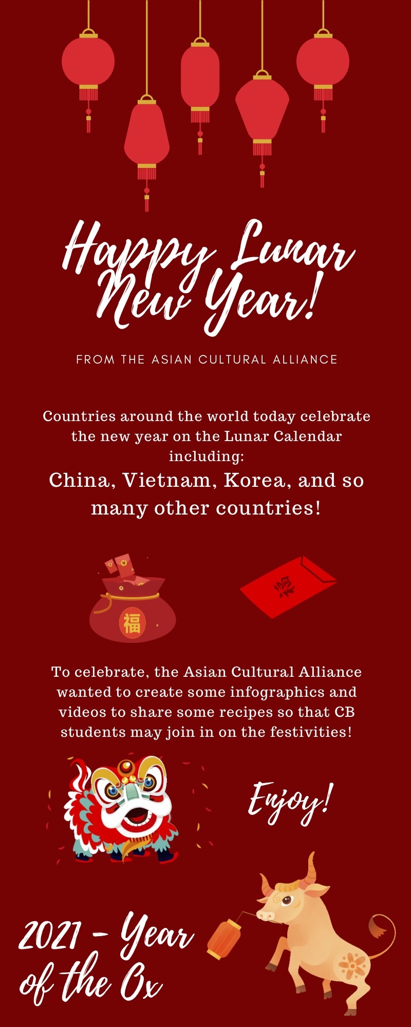 CB Asian Cultural Alliance Celebrates Lunar New Year